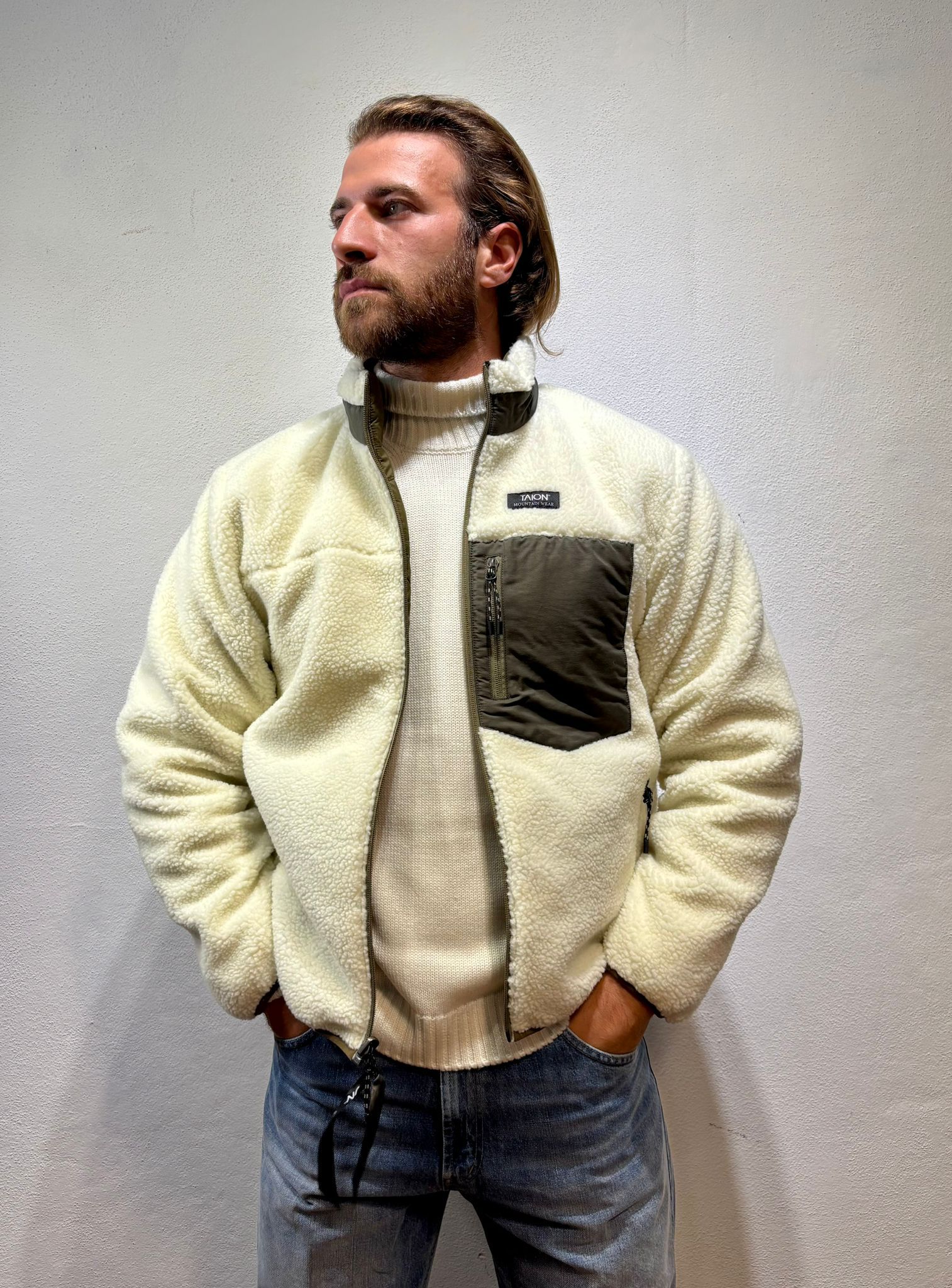 TINTORIA MATTEI - CAMICIA LIBERY PANNA