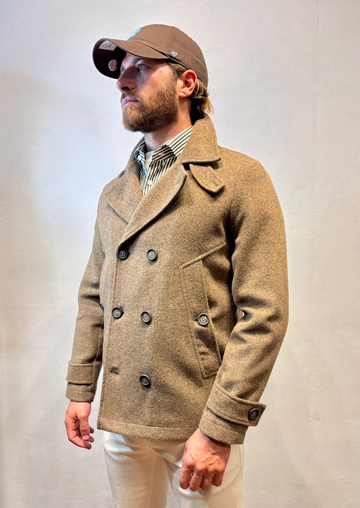 TINTORIA MATTEI - CAMICIA LIBERY PANNA