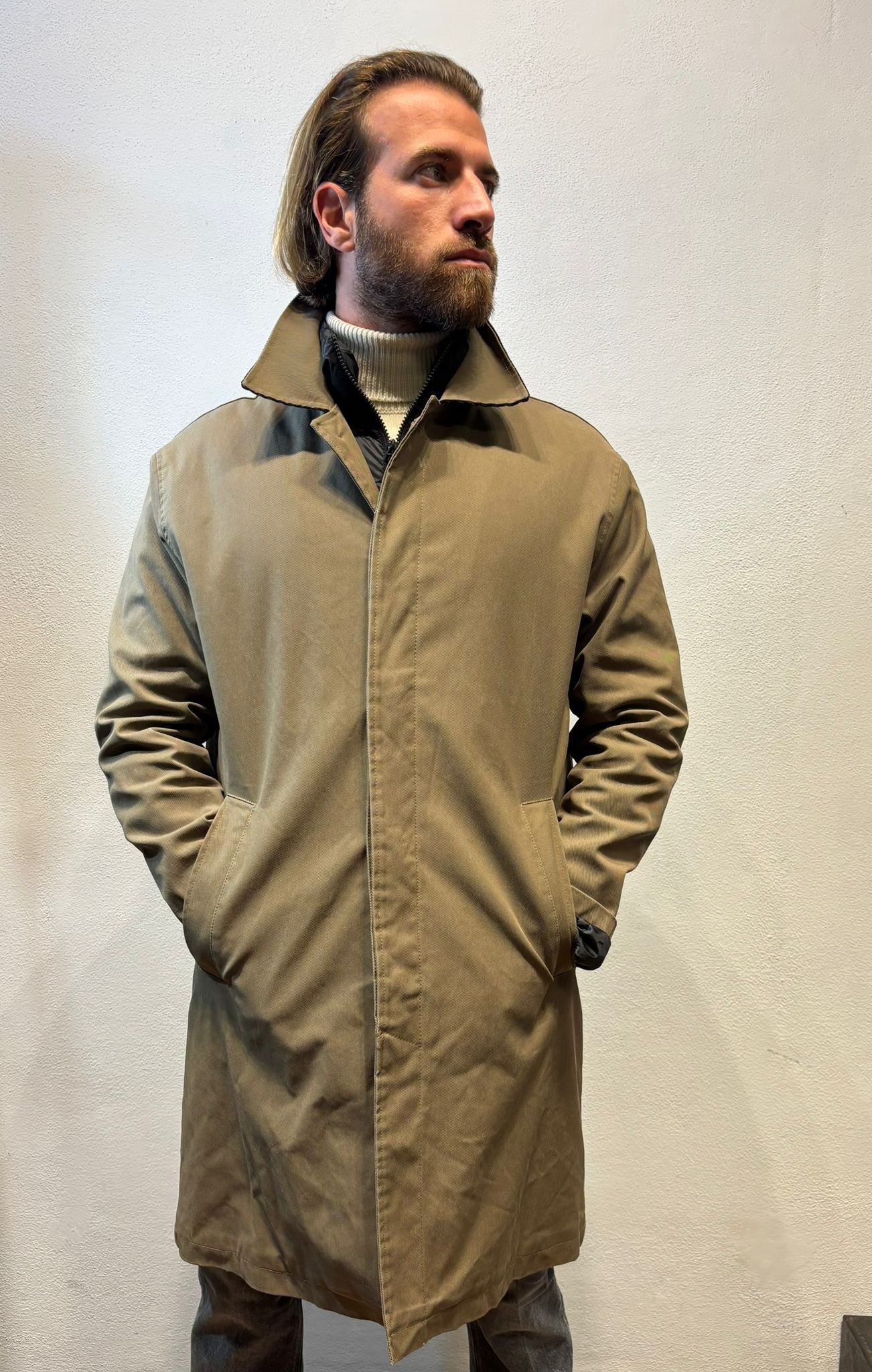 TINTORIA MATTEI - CAMICIA LIBERY PANNA