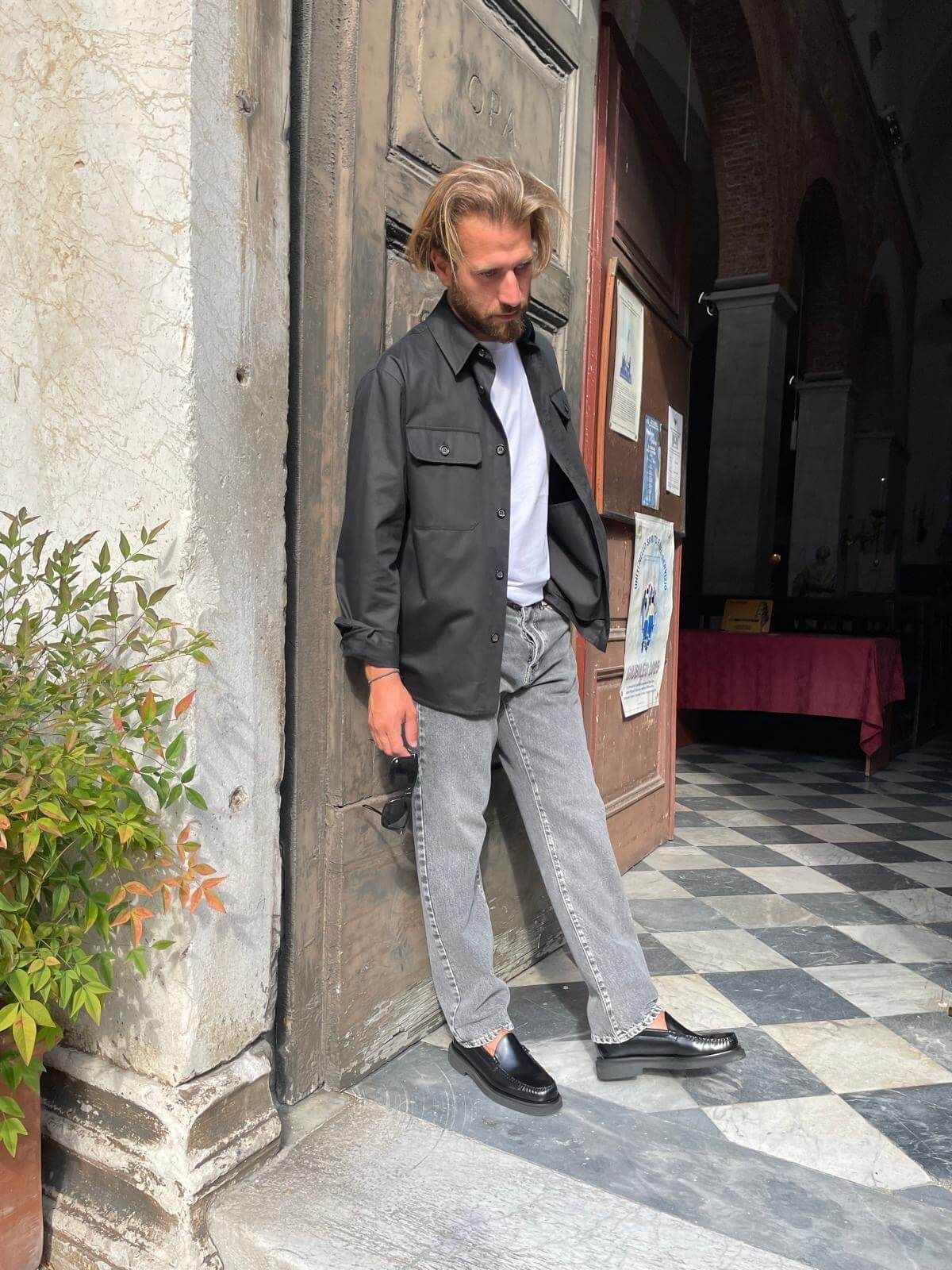 PAUL SMITH - CALZA RIGA NERO