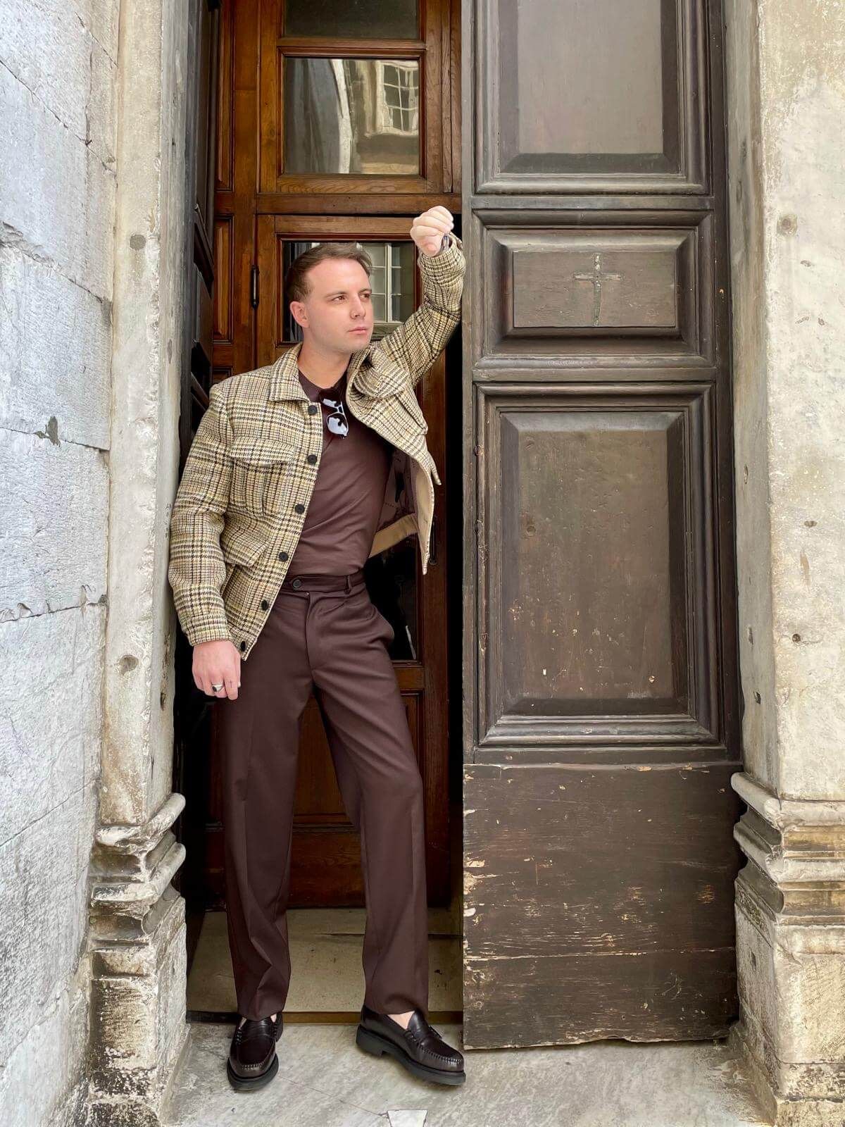 PAUL SMITH - CALZA RIGA NERO