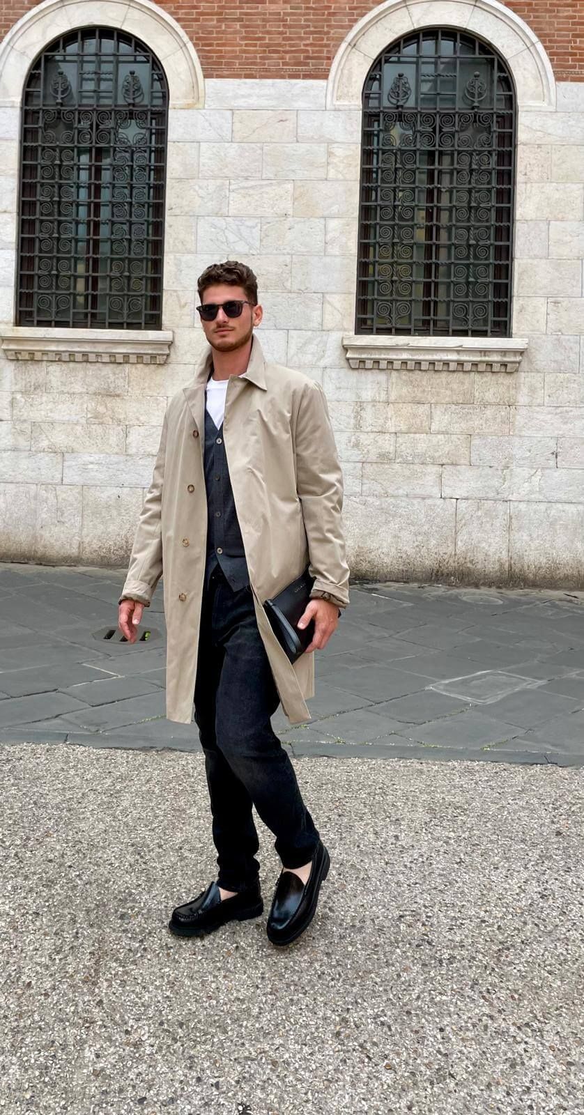 PAUL SMITH - CALZA RIGA NERO