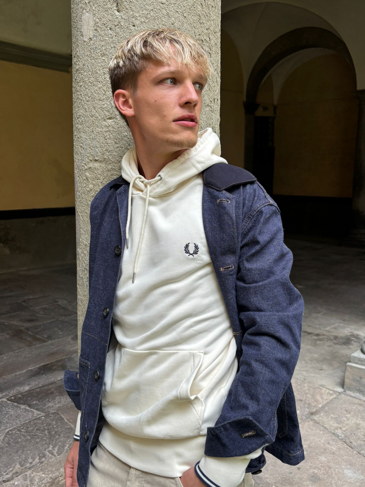 TINTORIA MATTEI - CAMICIA LIBERY PANNA