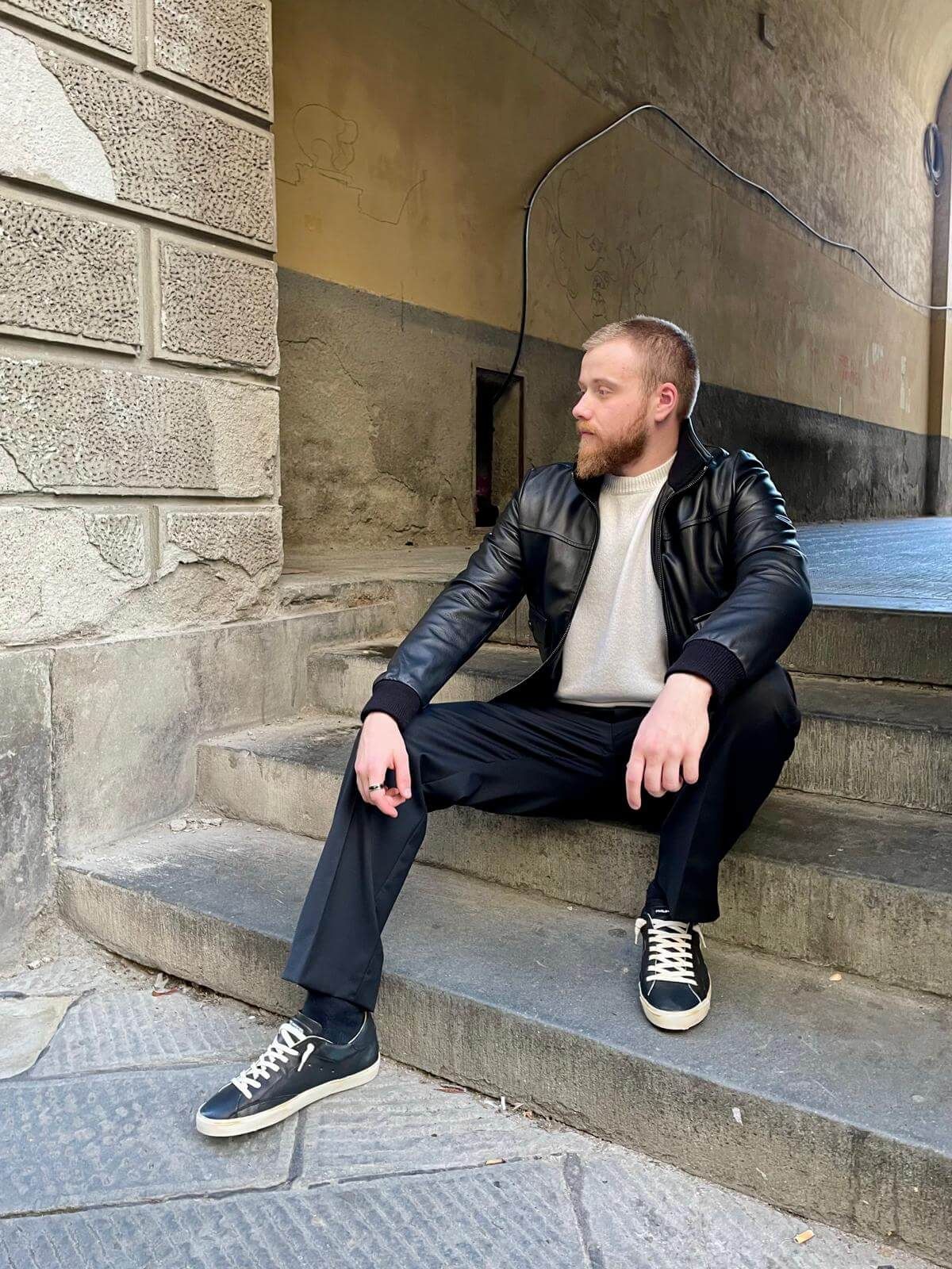 PAUL SMITH - CALZA RIGA NERO