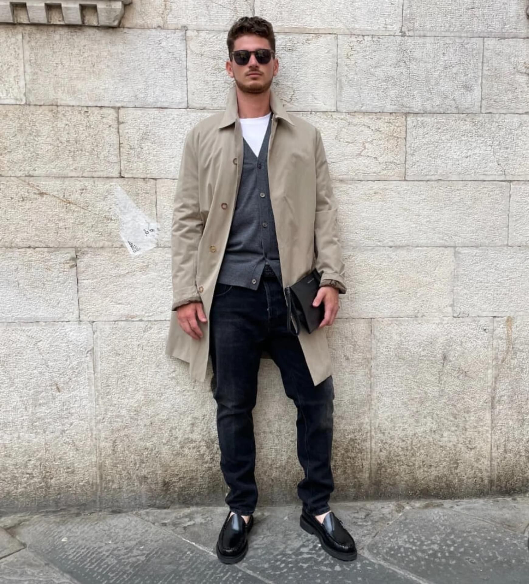PAUL SMITH - CALZA RIGA NERO