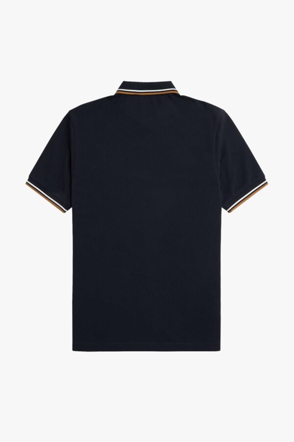 FRED PERRY – POLO M/M BLU CARAMELLO