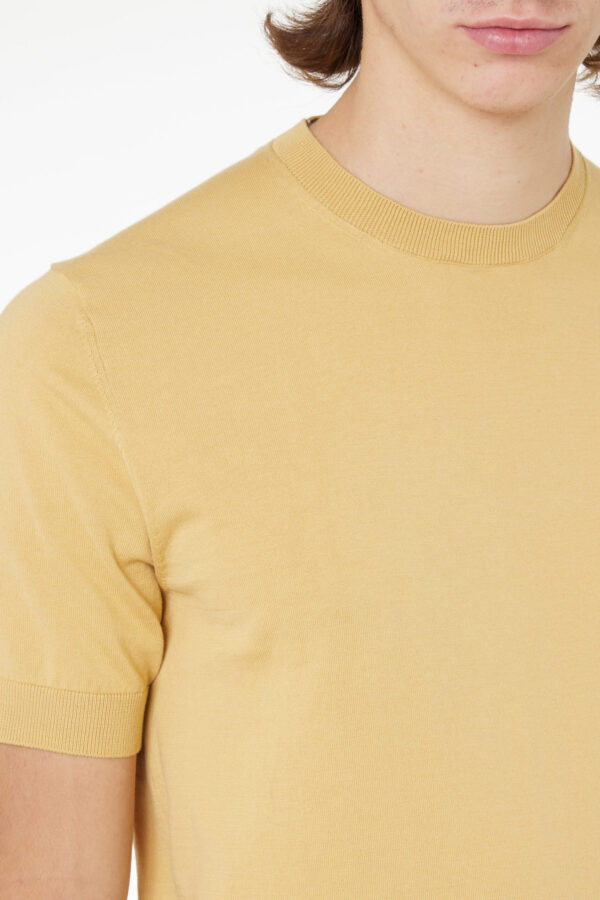 PAOLO PECORA MILANO – T-SHIRT FILO M/M  SENAPE