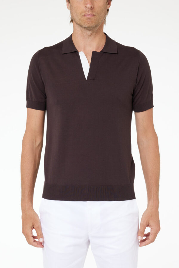 PAOLO PECORA MILANO – MAGLIA A POLO MORO