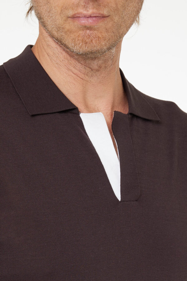 PAOLO PECORA MILANO – MAGLIA A POLO MORO