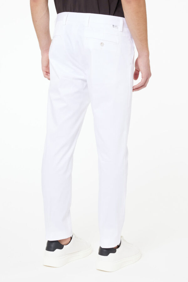 PAOLO PECORA MILANO – PANTALONE CHINO BIANCO