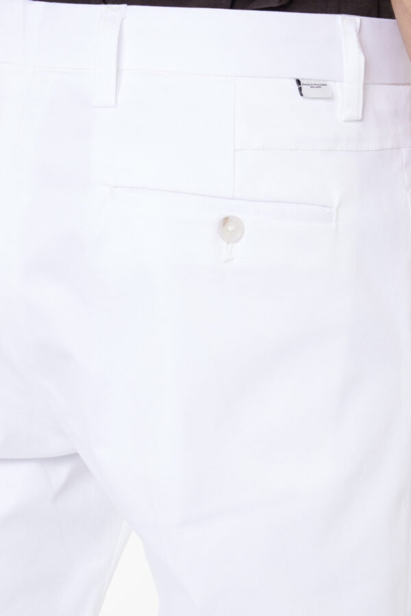 PAOLO PECORA MILANO – PANTALONE CHINO BIANCO