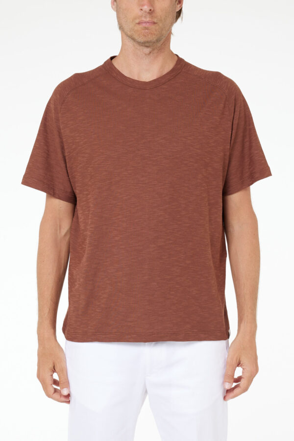 PAOLO PECORA MILANO – T.SHIRT FIAMMATO RUGGINE