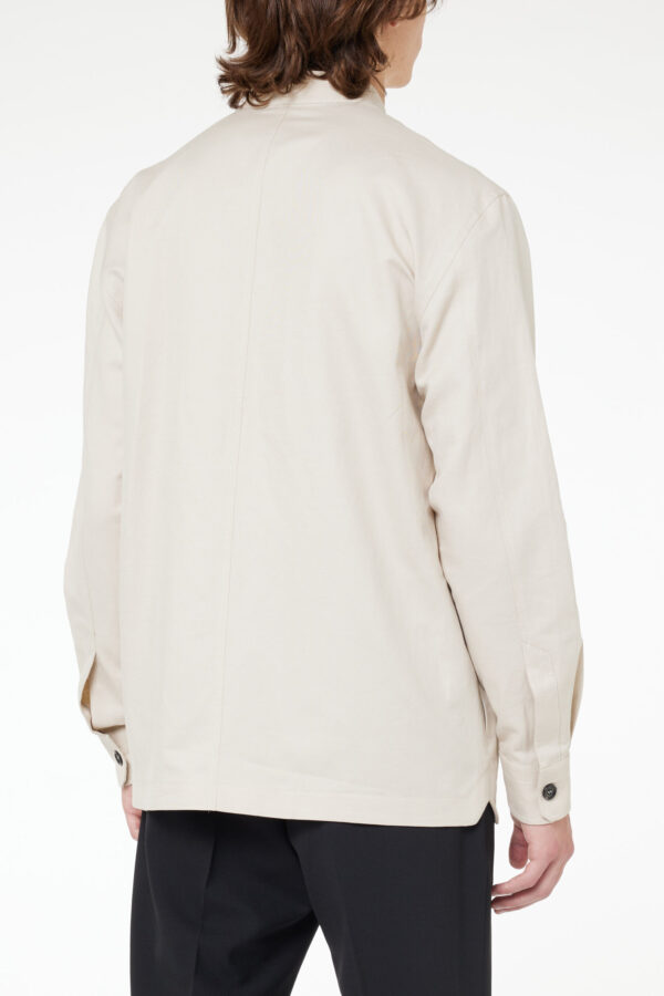 PAOLO PECORA MILANO – OVER SHIRT MISTO SABBIA