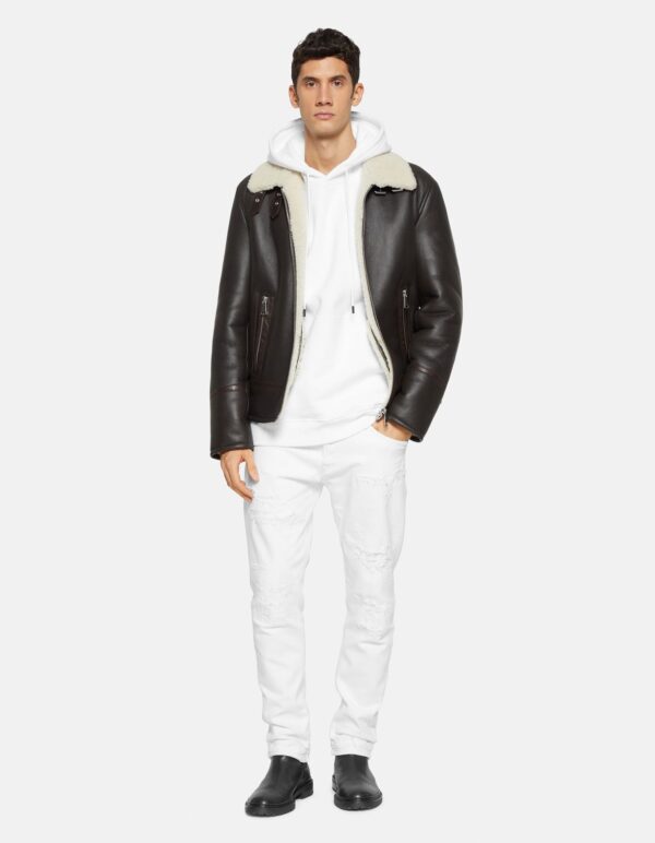 DONDUP – FELPA CAPPUCCIO BIANCO