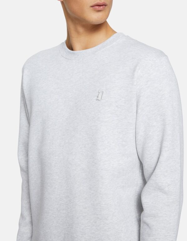 DONDUP – FELPA GIROCOLLO GRIGIO