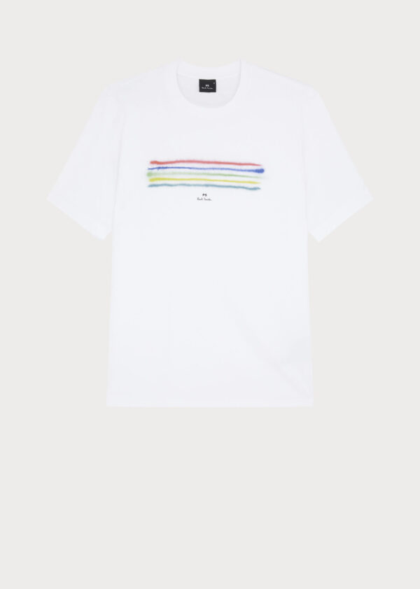 PAUL SMITH – T-SHIRT FILL SPRAY BIANCO