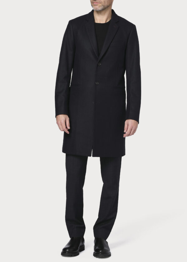PAUL SMITH – CAPPOTTO MONOPETTO BLU