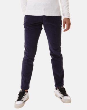 40 WEFT – CHINO VELLUTO 750 BLU