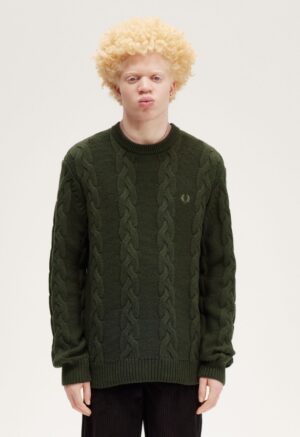 FRED PERRY – GIROCOLLO TRECCE VERDE