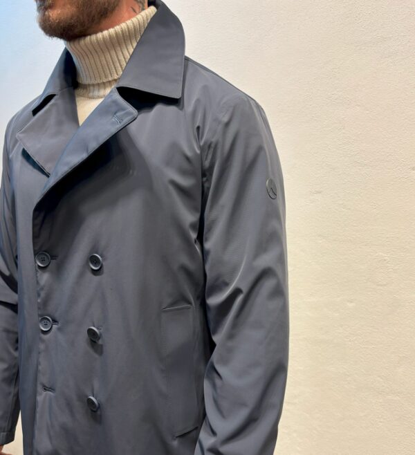 PEOPLE OF SHIBUYA – TRENCH DOPPIO PETTO BLU