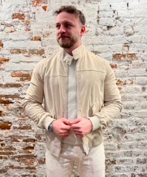 BLUSOTTO – BIKER COLLO IN PIEDI NATURALE