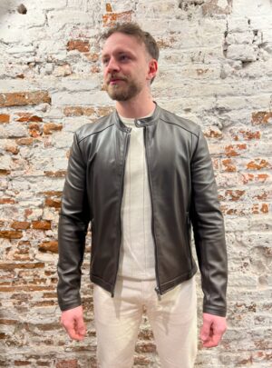 BLUSOTTO – BIKER PELLE MORO