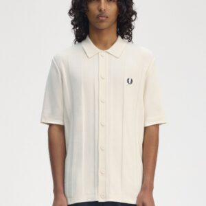 FRED PERRY – POLO CAMICIA M/M PANNA