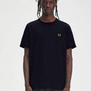 FRED PERRY – T-SHIRT BASIC BLU
