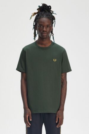 FRED PERRY – T-SHIRT BASIC VERDE