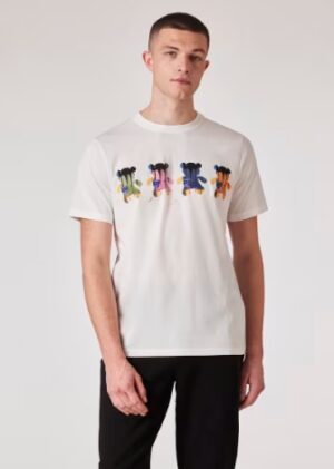 PAUL SMITH – T-SHIRT TEDDY BIANCO