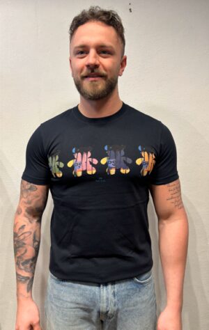 PAUL SMITH – T-SHIRT TEDDY BLU
