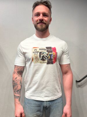 PAUL SMITH – T-SHIRT KOFFIE BIANCO