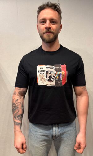 PAUL SMITH – T-SHIRT KOFFIE NERO