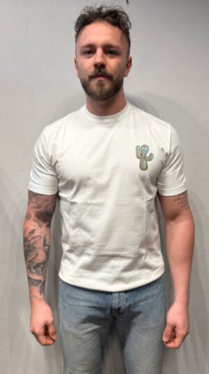 PAUL SMITH – T-SHIRT CACTUS BIANCO