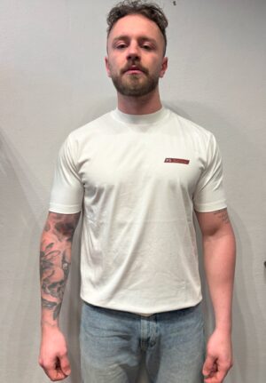 PAUL SMITH – T-SHIRT OVER LOGO BIANCO