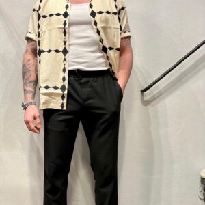 PORTUGUESE – CAMICIA M/M PANNA