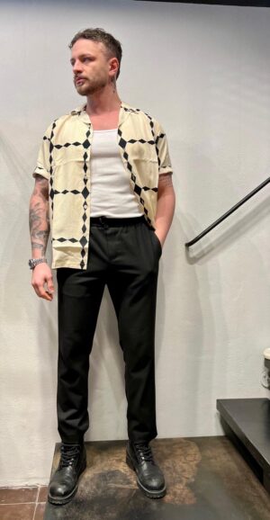 PORTUGUESE – CAMICIA M/M PANNA