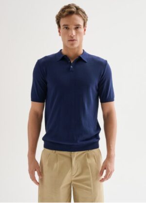 QB24 – POLO M/M FILO BLU