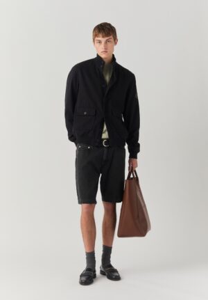 ROY ROGERS – BERMUDA DENIM NERO
