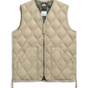 TAION – GILET ZIP BEIGE