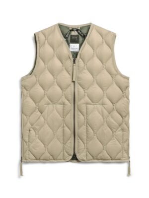 TAION – GILET ZIP BEIGE
