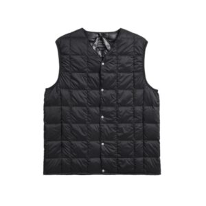TAION – GILET SCOLLO V NERO