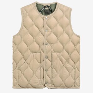 TAION – GILET GIROCOLLO BEIGE