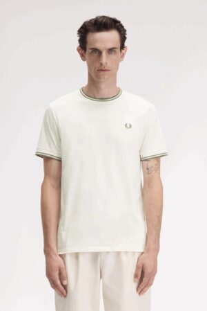 FRED PERRY – T-SHIRT BORDINO PANNA