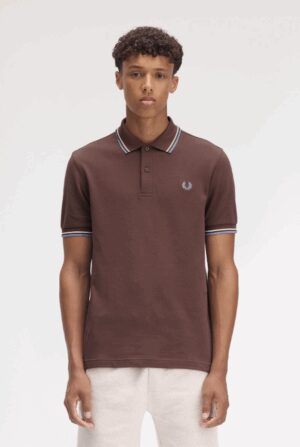FRED PERRY – POLO BORDINO CIOCCOLATO
