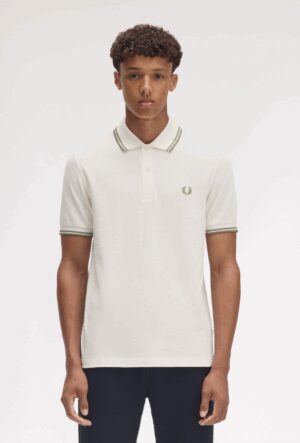 FRED PERRY – POLO BORDINO PANNA OLIVA