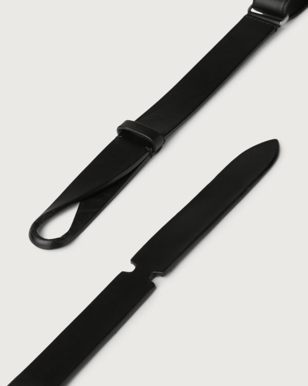 ORCIANI – CINTURA PELLE NERO