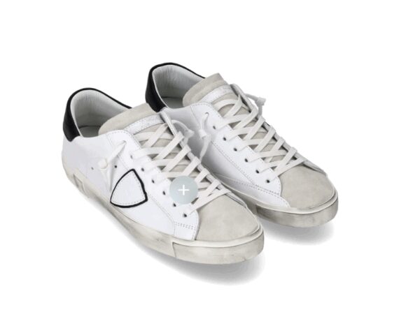 PHILIPPE MODEL – PARIS LOW BIANCO NERO