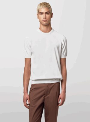 ALPHA STUDIO – T-SHIRT FILO BIANCO