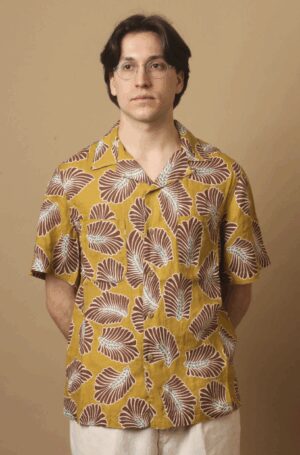 EAST HARBOUR SURPLUS – CAMICIA M/M Senape